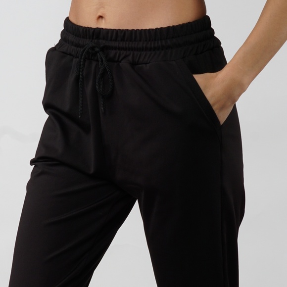 Drawstring Waist Jogger Sweatpants with Pockets - Picture 4 of 4